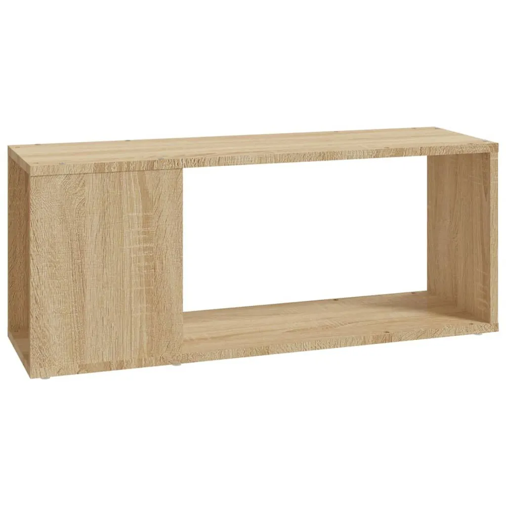 Móvel de TV 80x24x32 cm contraplacado carvalho sonoma Montagem em 1 Hora