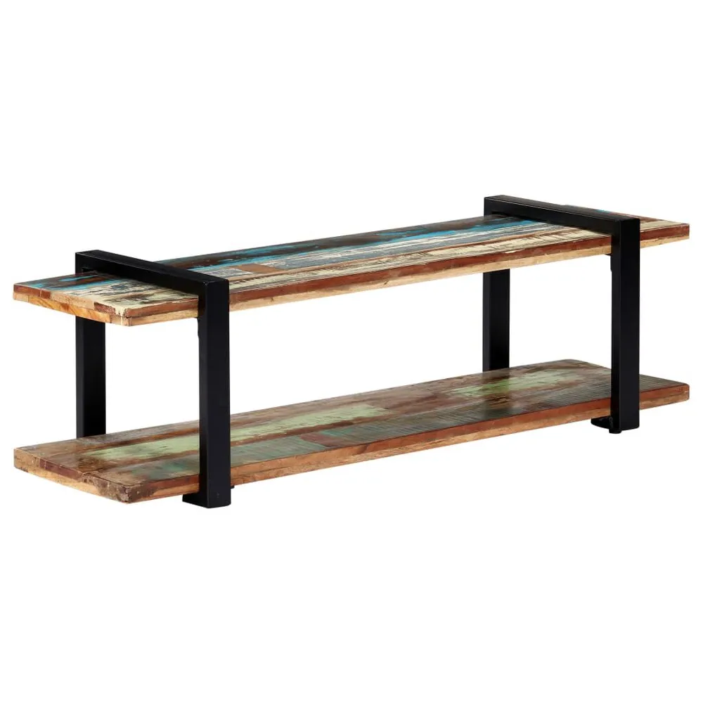 Móvel para Console Móvel de TV 130x40x40 cm madeira recuperada maciç
