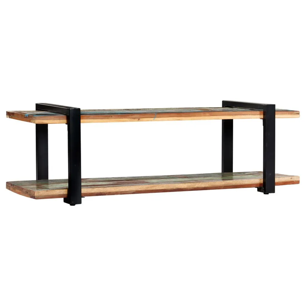 Móvel para Console Móvel de TV 130x40x40 cm madeira recuperada maciç
