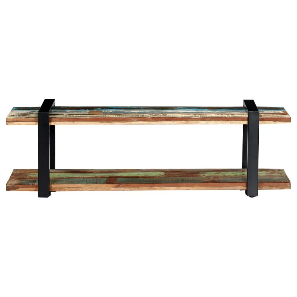 Móvel para Console Móvel de TV 130x40x40 cm madeira recuperada maciç