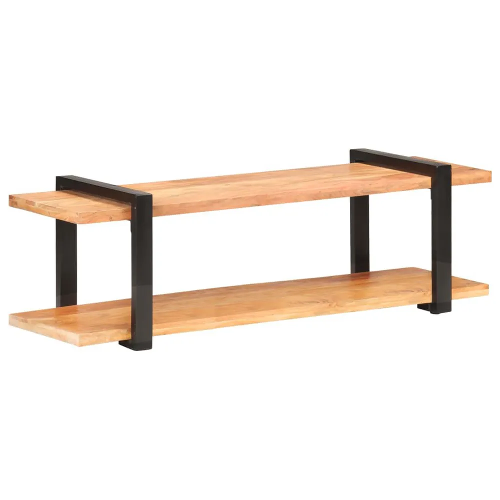 Móvel para Console Móvel de TV 130x40x40 cm madeira de acácia maciç