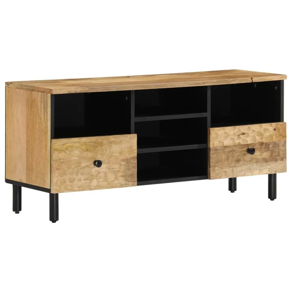 Profissional Premium Móvel de TV 100x33x46 cm madeira de mangueira maciç