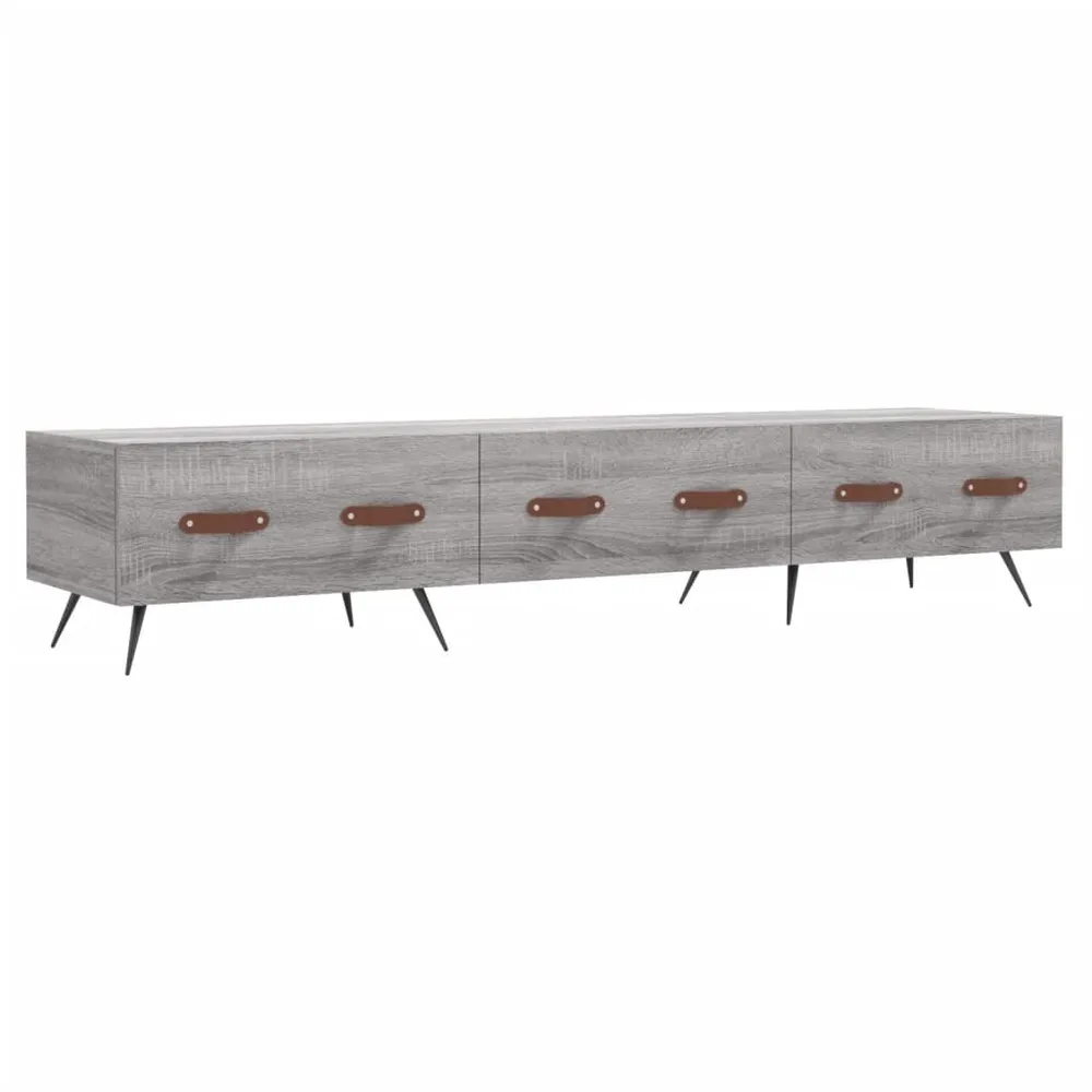 Profissional Premium Móvel de TV 150x36x30 cm derivados de madeira cinzento sonoma
