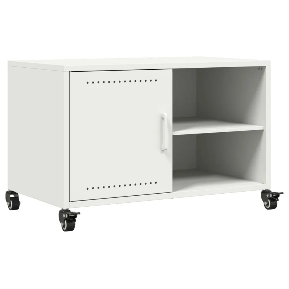 Resistente para Ambientes de Lazer Móvel de TV 68x39x43,5 cm ço branco
