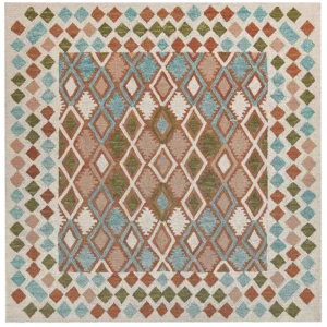 Wool Area Rug 200 x 200 cm Multicolour ERMENEK