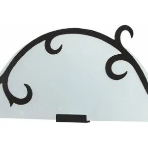 Aplique TOSEL LYS VERRE vidro certo aveludado D25 x H16 cm