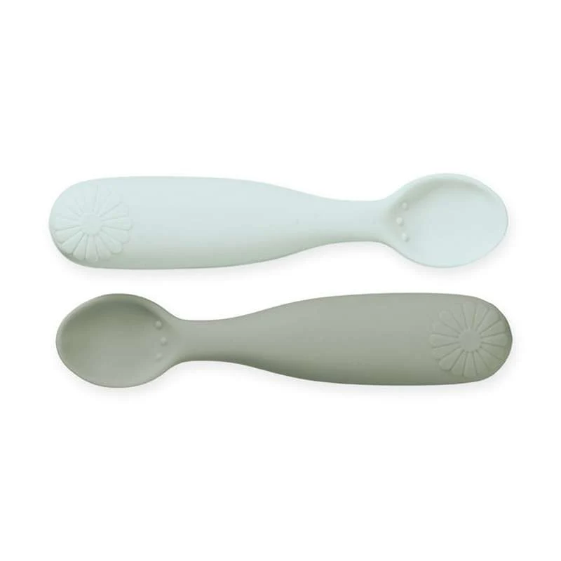 Cam Cam Copenhagen Colheres - Flor - pacote com 2 - Mistura de Azeitona