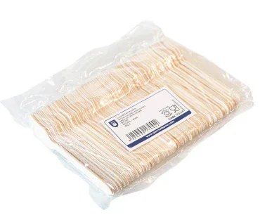Colher Madeira Pequena Gelado 9cm (100un)