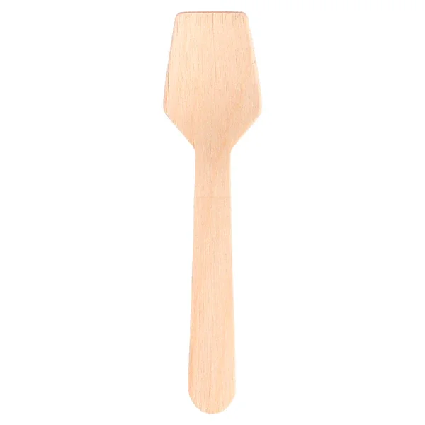 Colher Madeira Pequena Gelado 9cm (100un)