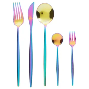 Conjunto de 30 talheres RIGATONI Arco-íris