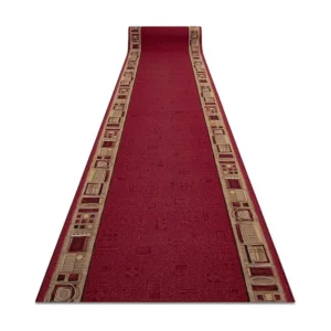 PASSADEIRA BASE ANTIDESLIZANTE JENA bordô 80x500 cm RugsX