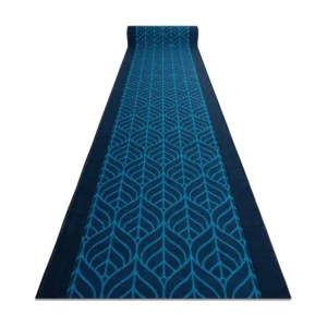 PASSADEIRA BASE ANTIDESLIZANTE PIÓRA penas azul escuro 80x300 cm RugsX