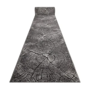 PASSADEIRA SILVER Tronko Árvore Madeira cinzento 120x400 cm RugsX