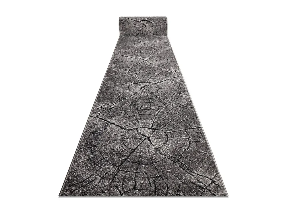 PASSADEIRA SILVER Tronko Árvore Madeira cinzento 120x400 cm RugsX