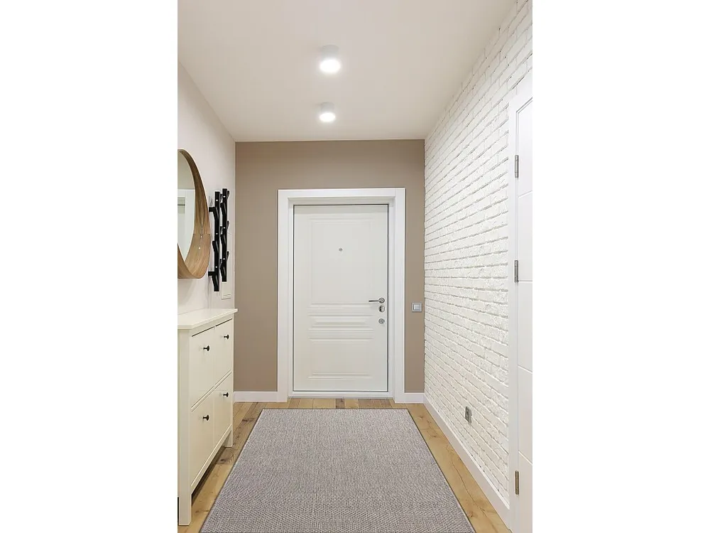 PASSADEIRA SIZAL FLOORLUX modelo 20433 prata Cor sólida 120x250 cm RugsX