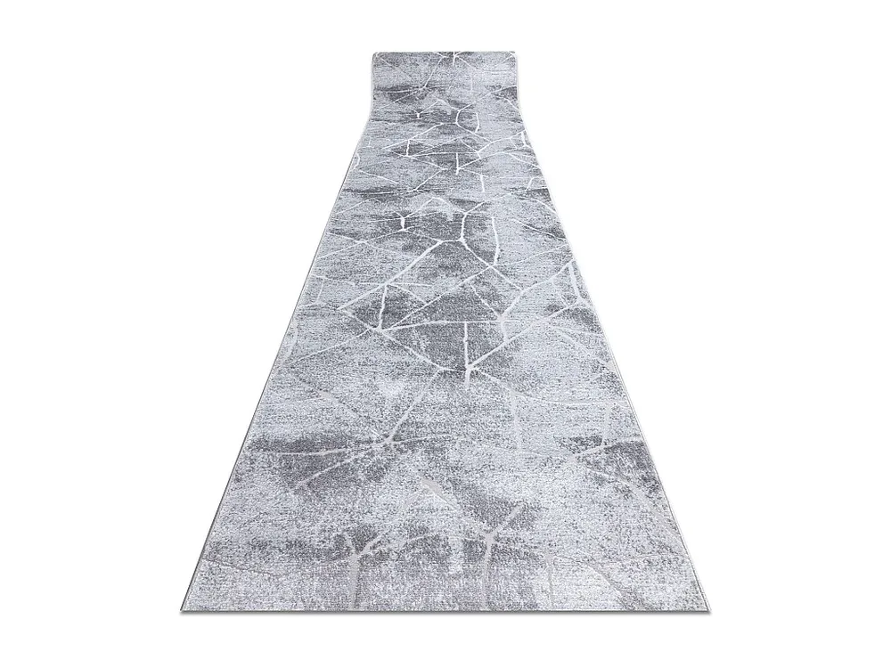 Passadeira Structural MEFE 2783 Mármore dois níveis de lã cinza cin 200x330 cm RugsX