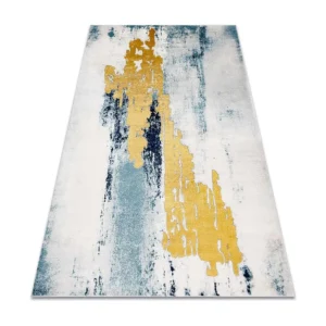 Tapete EMERALD exclusivo 1025 glamour, à moda vintage azul / ouro 200x290 cm RugsX