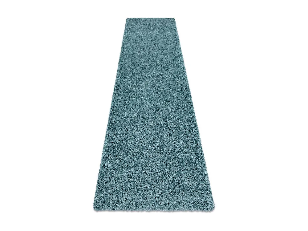 Tapete, Passadeira SOFFI shaggy 5cm azul - para cozinha, ante-sala, co 60x300 cm RugsX