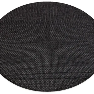 Tapete TIMO 0000 cercle SIZAL ar livre preto cercle 150 cm RugsX