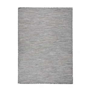 Tapete de tecido plano para exterior 200x280 cm castanho e azul Clicnbuy