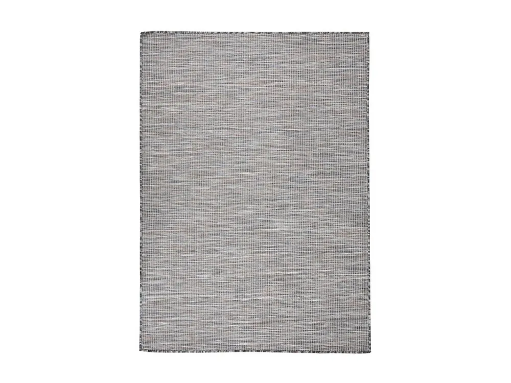 Tapete de tecido plano para exterior 200x280 cm castanho e azul Clicnbuy