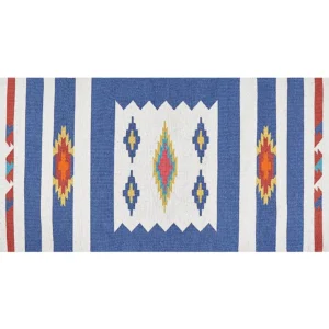 Tapete Kilim em algodão multicolor 80 x 150 cm VARSER BELIANI