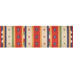 Tapete Kilim em algodão multicolor 80 x 300 cm ALAPARS BELIANI