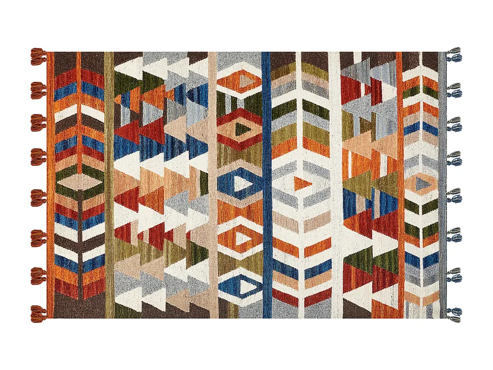 Tapete Kilim em lã multicolor 200 x 300 cm KAGHSI BELIANI