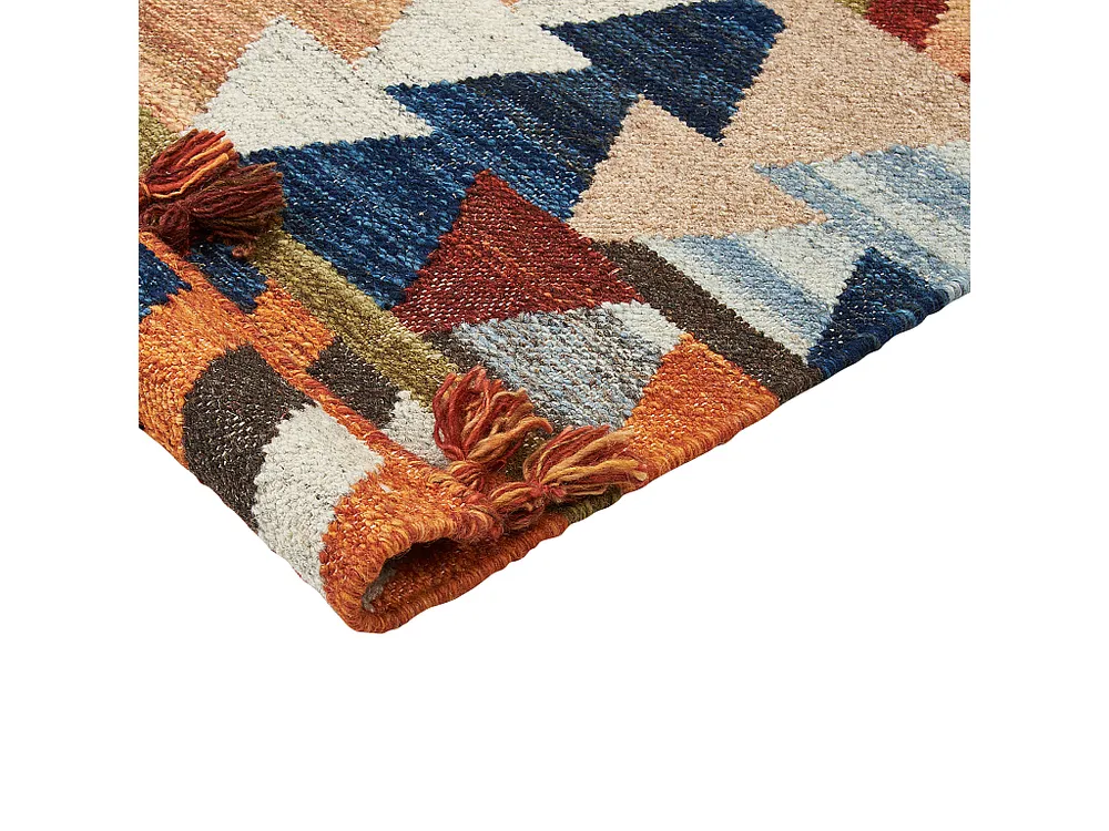 Tapete Kilim em lã multicolor 200 x 300 cm KAGHSI BELIANI