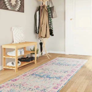 Tapete lavável antiderrapante 80x300 cm multicor Clicnbuy