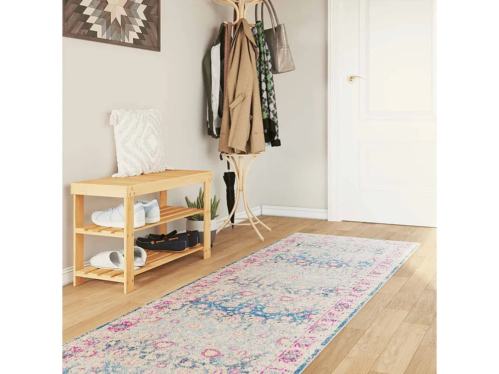 Tapete lavável antiderrapante 80x300 cm multicor Clicnbuy