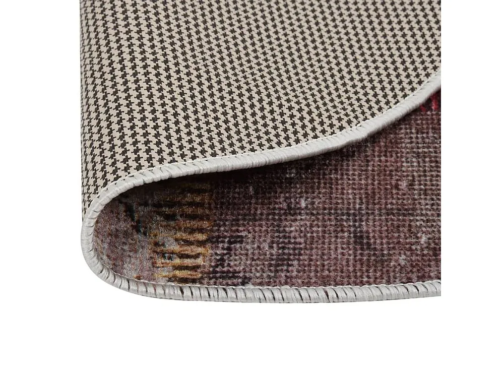 Tapete lavável antiderrapante f120 cm patchwork multicor Clicnbuy