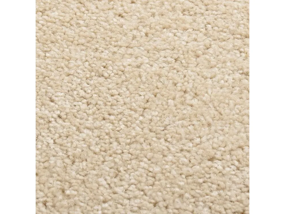 Tapete de pelo curto 140x200 cm bege Clicnbuy