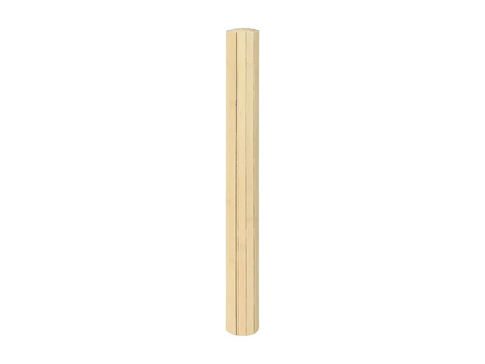 Tapete retangular 100x100 cm bambu cor natural clara Clicnbuy