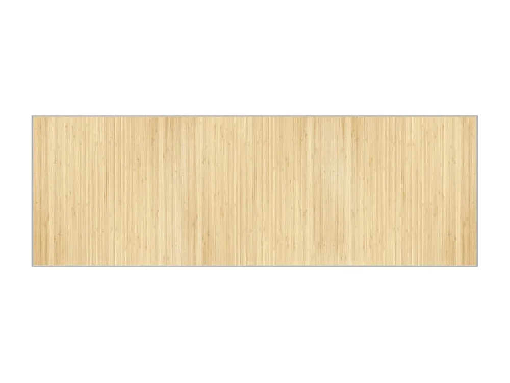 Tapete retangular 100x300 cm bambu cor natural clara Clicnbuy