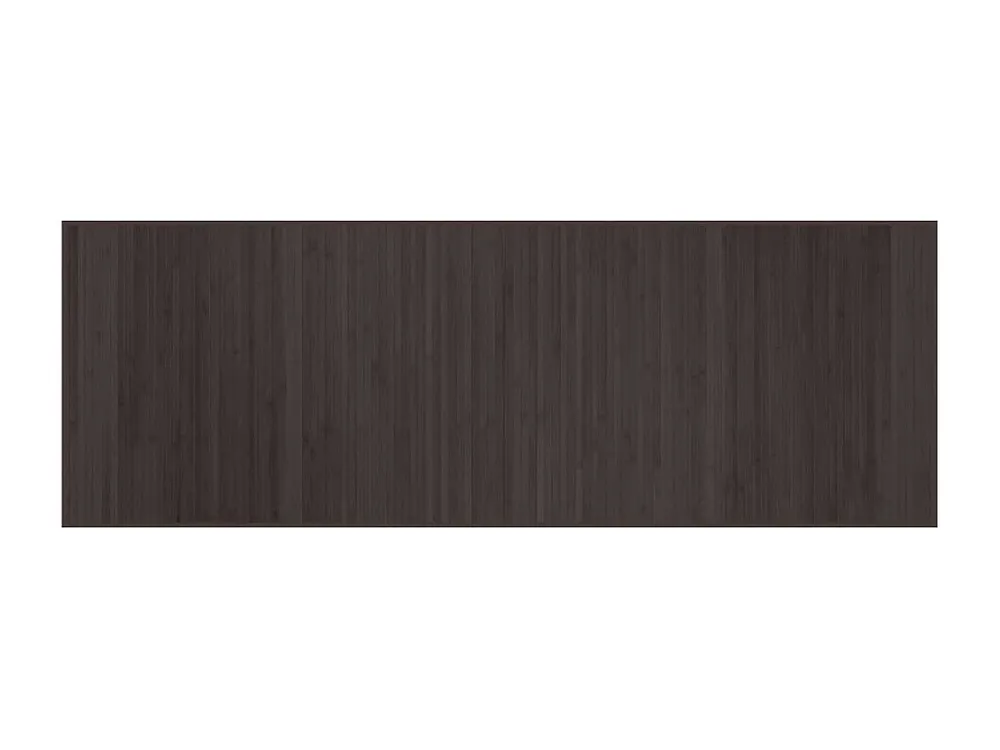 Tapete retangular 70x200 cm bambu castanho-escuro Clicnbuy