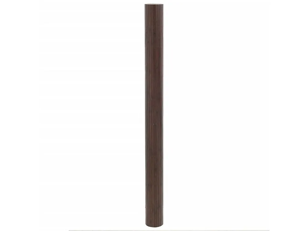 Tapete retangular 80x500 cm bambu castanho-escuro Clicnbuy