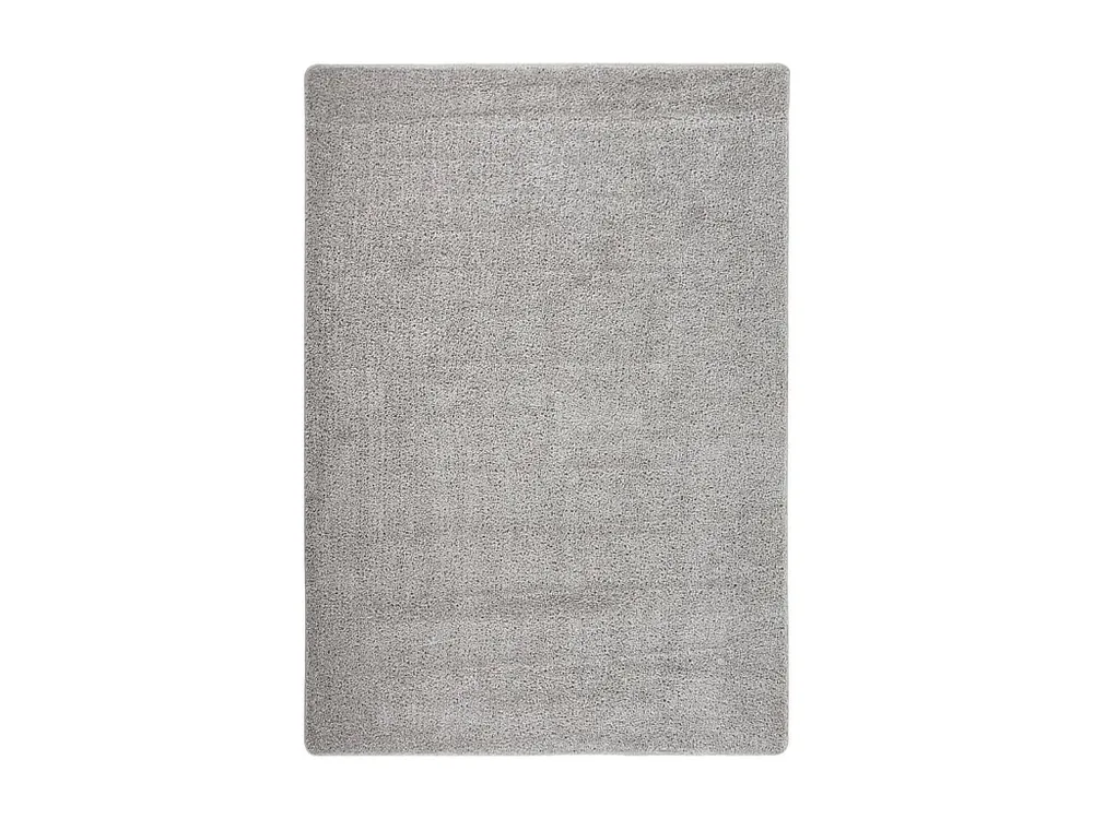 Tapete shaggy 160x230 cm antiderrapante cinzento-claro Clicnbuy