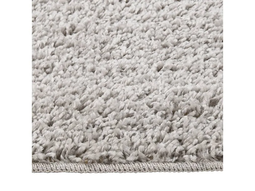 Tapete shaggy 160x230 cm antiderrapante cinzento-claro Clicnbuy