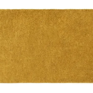 Tapete felpudo pelos compridos 160 x 230 amarelo mostarda MILINIO OZAIA