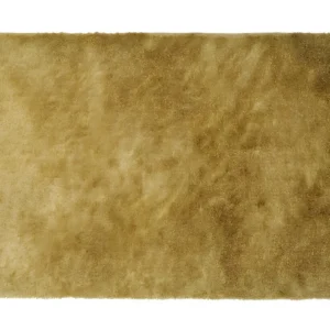 Tapete shaggy GLITTER - Dourado - 120*170 cm - poliéster OZAIA