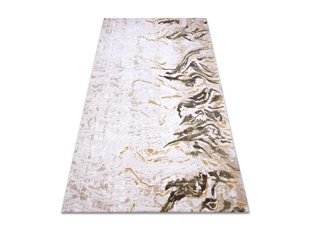 Tapete ACRÍLICA DIZAYN 123 bege / amarelo 160x230 cm RugsX