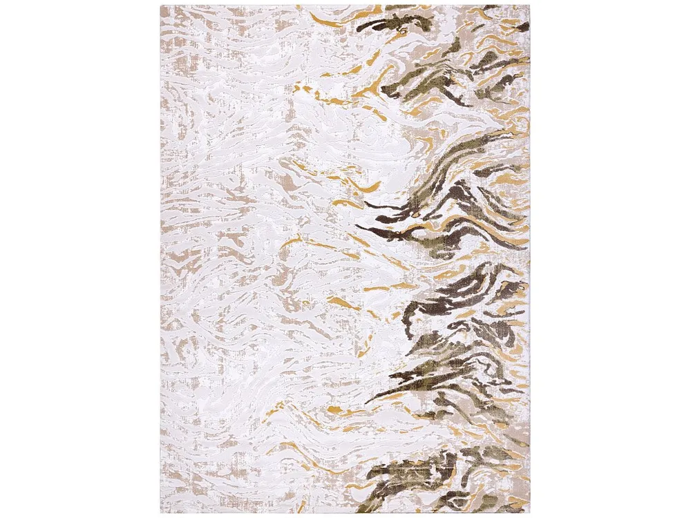 Tapete ACRÍLICA DIZAYN 123 bege / amarelo 160x230 cm RugsX