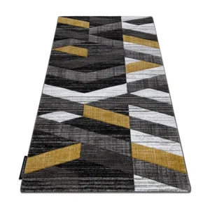 Tapete ALTER Bax listras ouro 120x170 cm RugsX