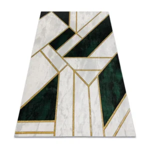 Tapete EMERALD exclusivo 1015 glamour, à moda mármore, geométrico g 140x190 cm RugsX