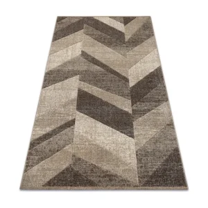 Tapete FEEL 5673/15055 ESPINHA DE PEIXE bege/castanho /creme 80x150 cm RugsX