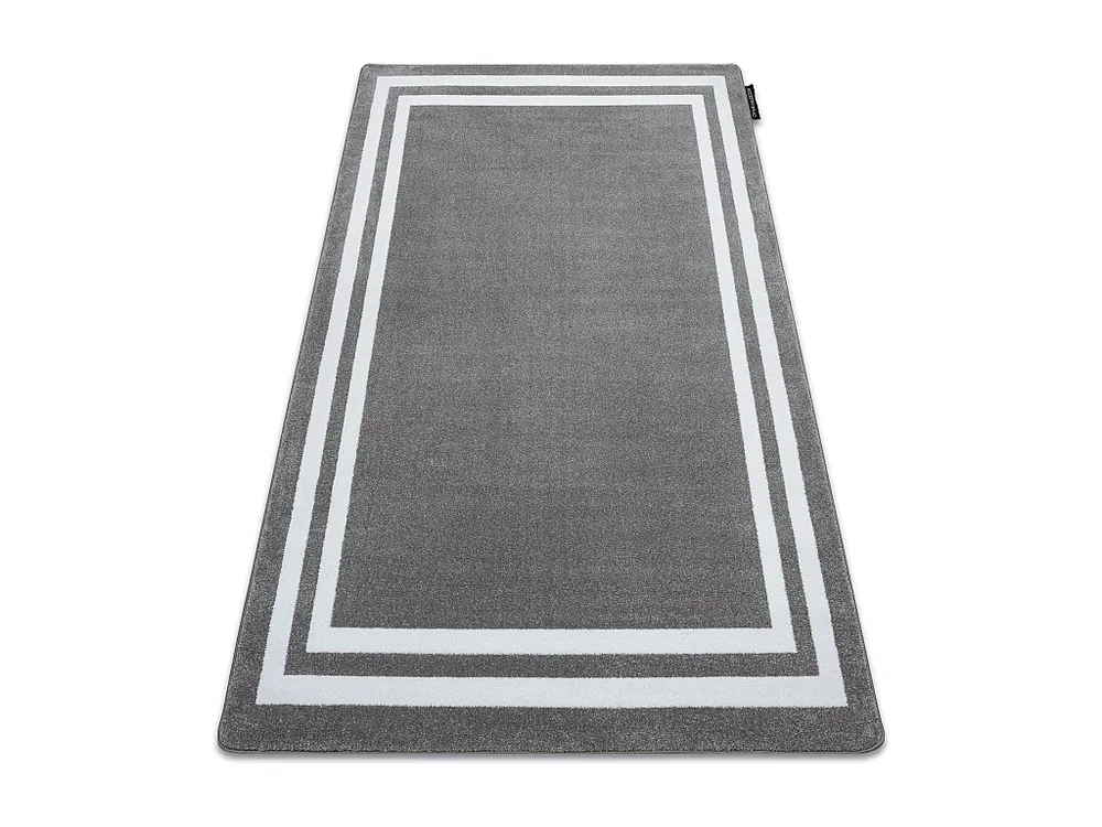 Tapete HAMPTON quadro cinzento 120x170 cm RugsX
