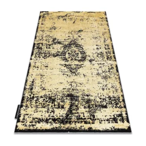 Tapete DE LUXE moderno 2083 Ornamento vintage - Structural ouro / cinz 180x270 cm RugsX
