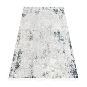 Tapete moderno DUKE 51558 creme / azul - Geométrico vintage, estrutur 240x330 cm RugsX