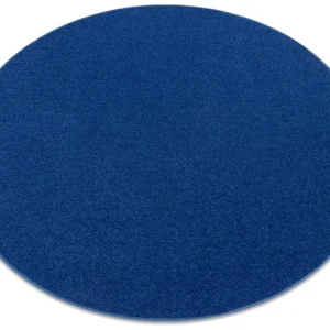 Tapete redondo ETON azul escuro cercle 100 cm RugsX